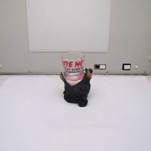Smoky Mountains Bear Head-Shaped Shot Glass